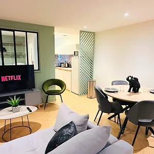 Le Scandinave - Proche Macon - Parking Gratuit - Netflix - Fibre Pont-de-Veyle